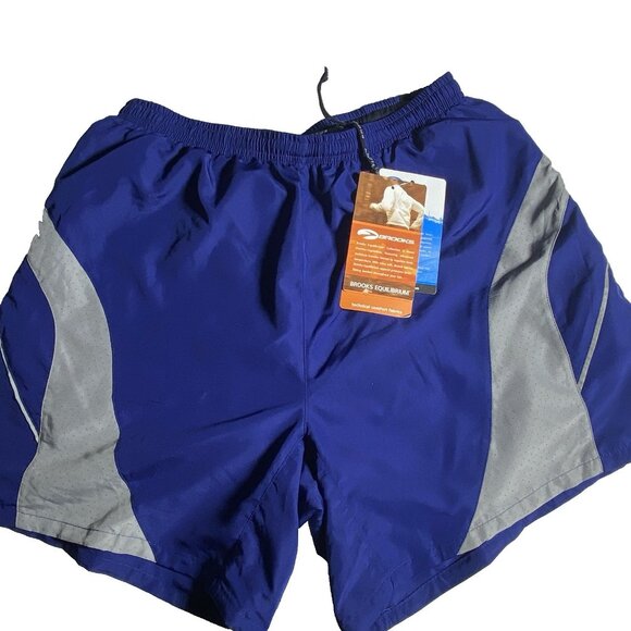 Brooks Mens Size Medium Element Notch Oceanus Equilibrium Dead stock Shorts - Picture 10 of 10